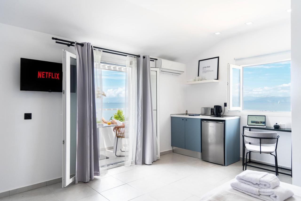 Seaside Suites Kávos Exteriör bild